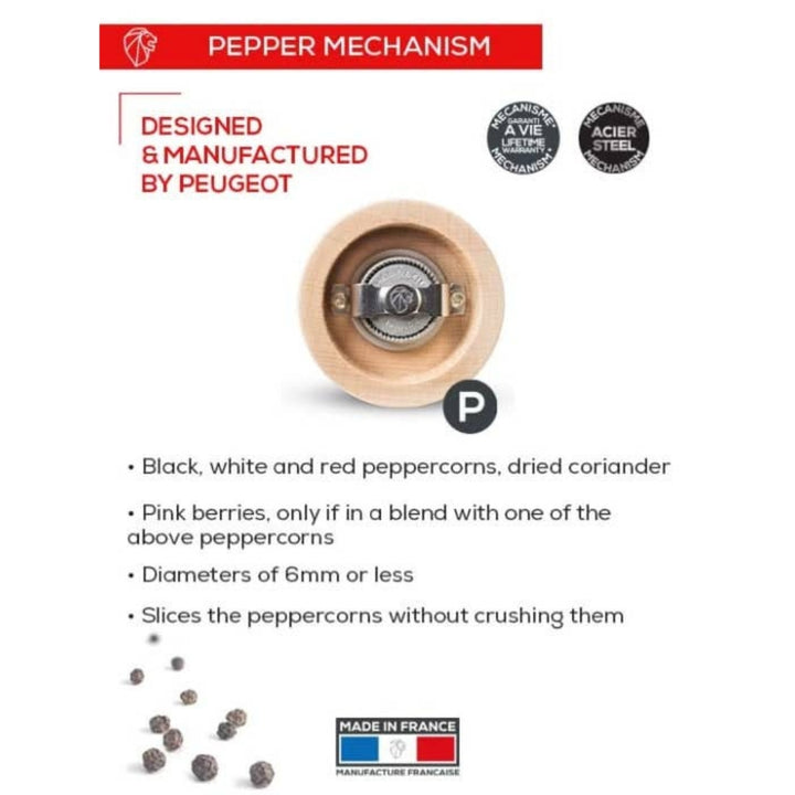 Pepper Mechanism Details for the Bali Spice Palace Gift Set | Peugeot Saveurs | Mills & Grinders @ Spice Craze®