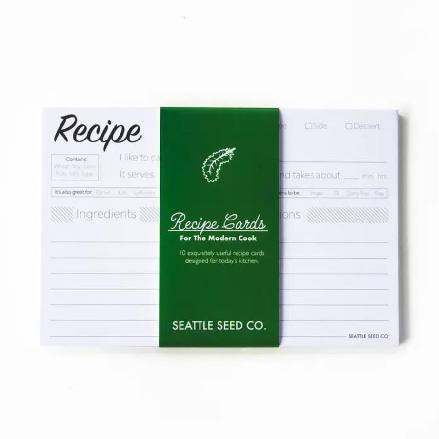 Modern Recipe Cards | Seattle Seed Co. | Keeping It Pretty @ Spice Craze®