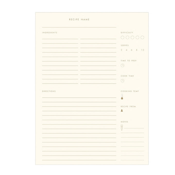 Recipe Page of Tried & True Recipes Book | Ruff House Print Shop Keeping It Pretty @ Spice Craze®