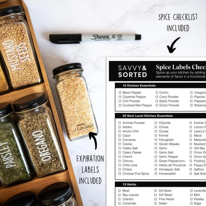 Details of White Sunshine Spice Labels | Savvy & Sorted® @ Spice Craze®
