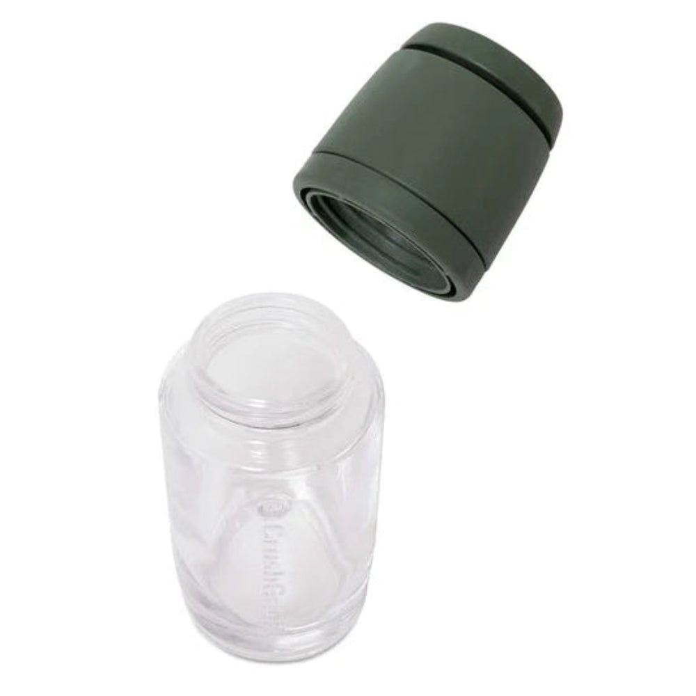 Green-Colored Vaasa Spice Grinder with its Lid Off | Crushgrind® Denmark | Mills & Grinders @ Spice Craze®