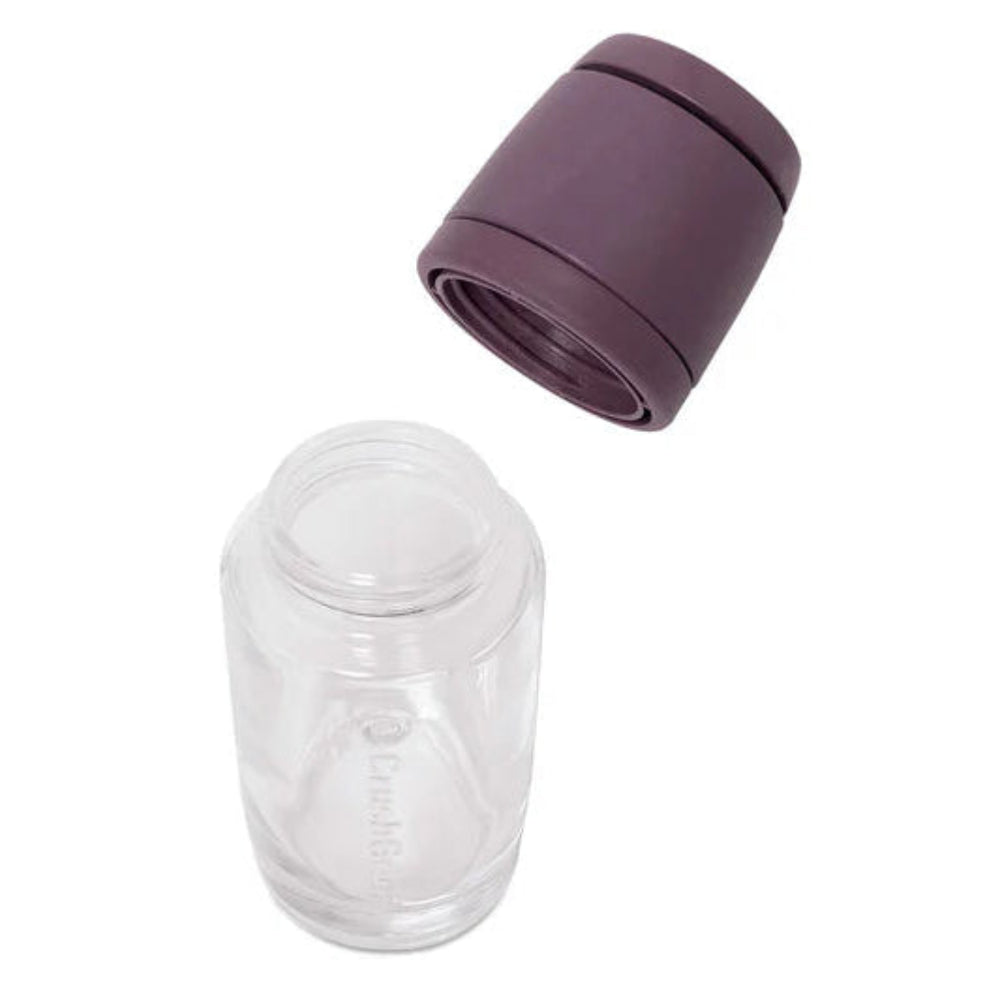 Kampot-Colored Vaasa Spice Grinder with its Lid Off | CrushGrind® Denmark | Mills & Grinders @ Spice Craze®