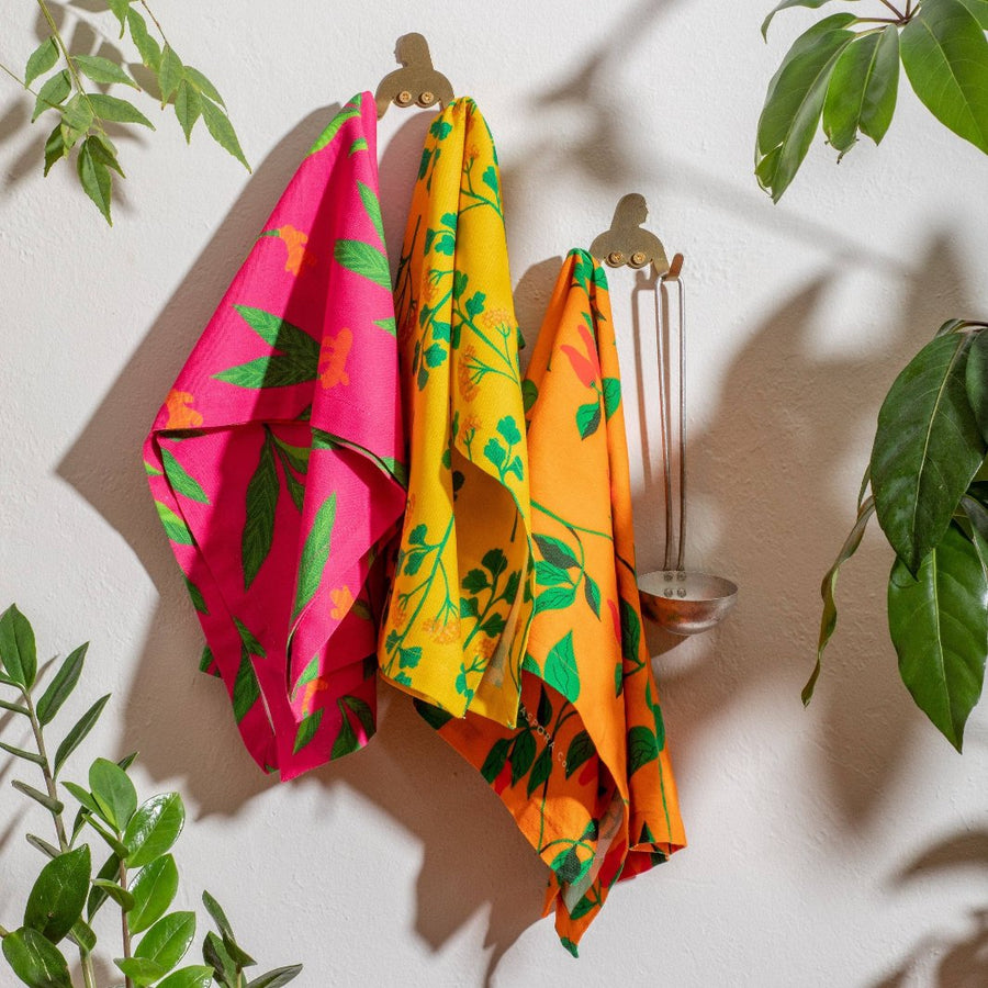 Spicy Dish Towel Trio | Diaspora Co. | Aprons & Linens @ Spice Craze®