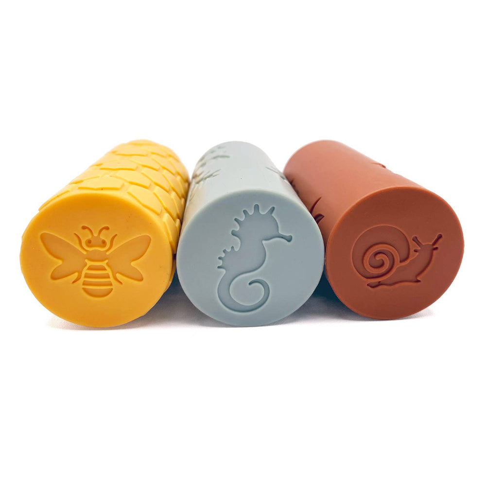 Ends of eco-dough® Silicone Roller Set of Three | Elseware® Unplug | Tiny Tastemakers @ Spice Craze®