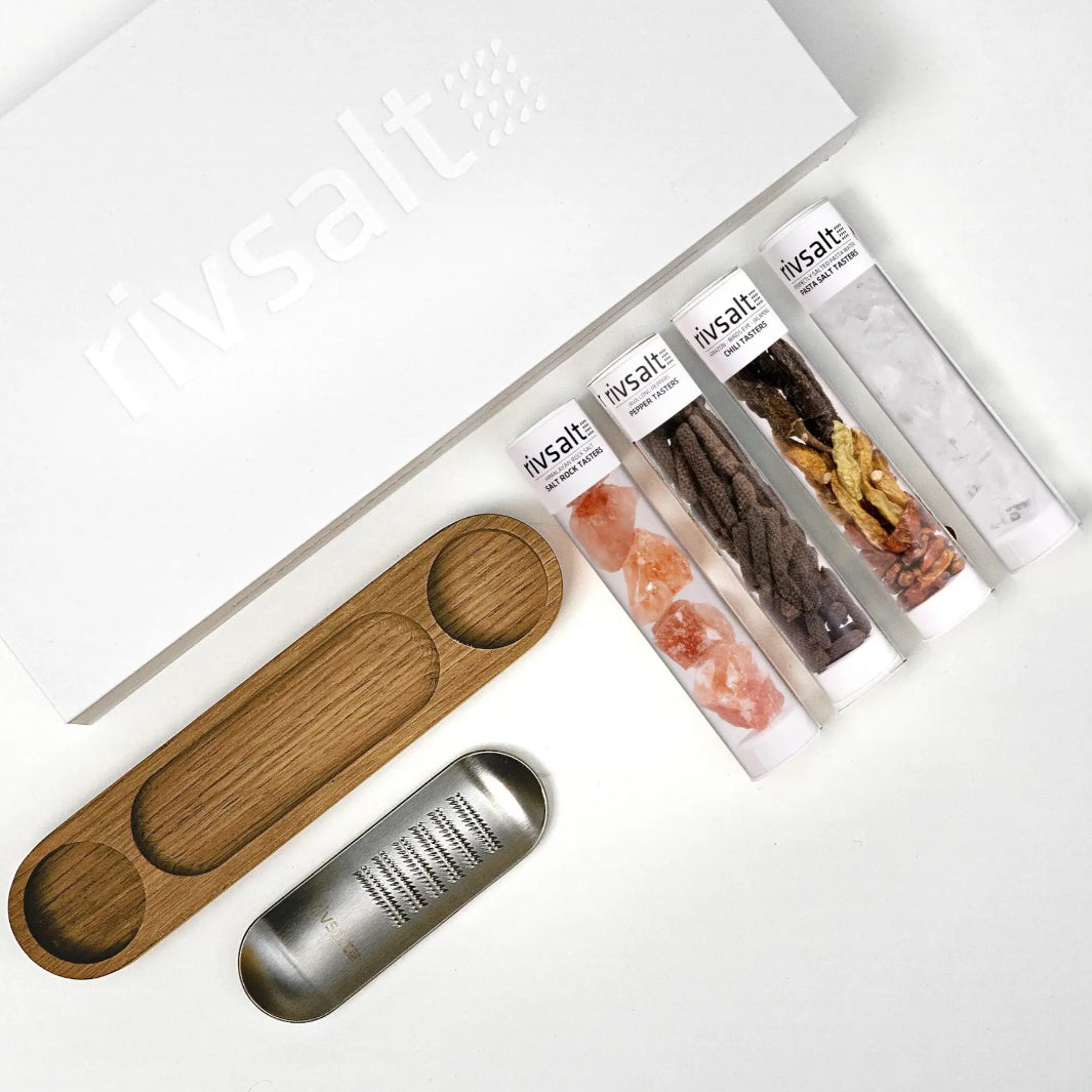 Spice Tasters Gift Box | RIVSALT™ Scandinavian design for foodies | Gourmet Gifts for Foodie Friends @ Spice Craze­®