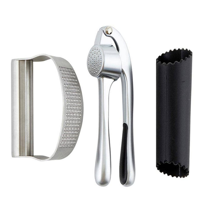 Rolling Garlic Press, Garlic Press, and Garlic Peeler from the Garlic Lover Book Box - For the Love of Garlic | Santa Barbara Design Studio™ | Prepping & Cooking @ Spice Craze®