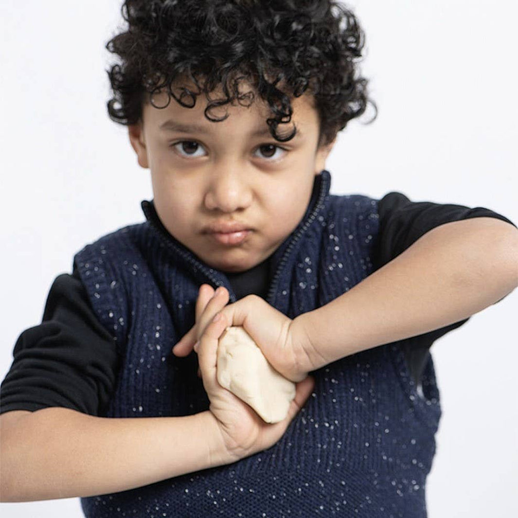 Kid Playing with Make Your Own Eco-Dough Kit | Elseware® Unplug | Tiny Tastemakers @ Spice Craze®