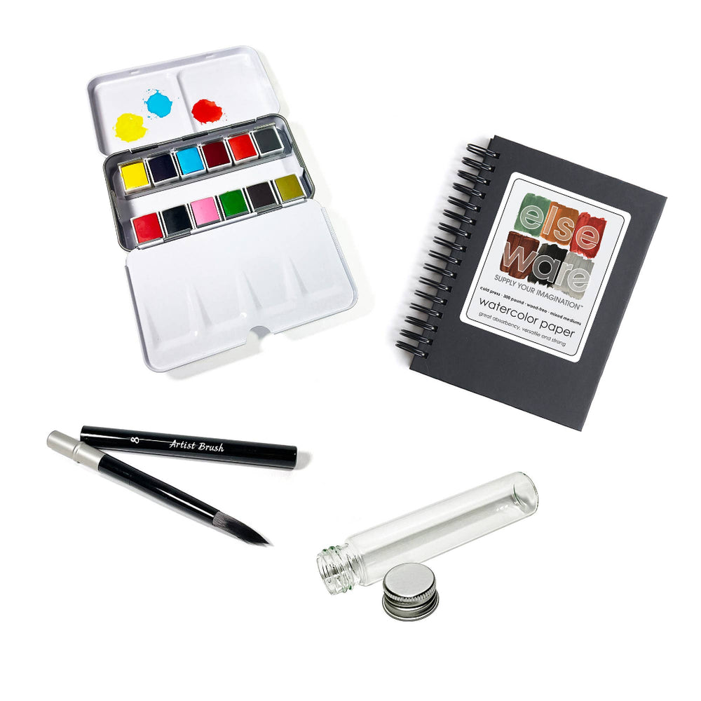 Watercolors To Go Kit | Elseware® Unplug | Tiny Tastemakers @ Spice Craze®