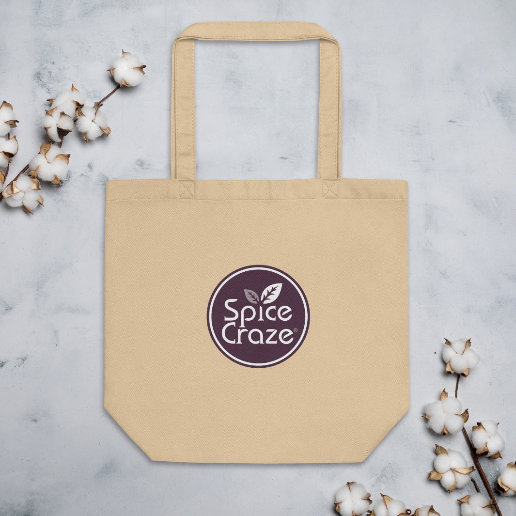 Eggplant-Colored Logo Eco Tote Bag | Spice Craze® Merch @ Spice Craze®