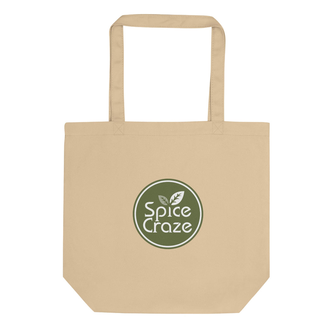 Olive Green-Colored Logo Eco Tote Bag | Spice Craze® Merch @ Spice Craze®