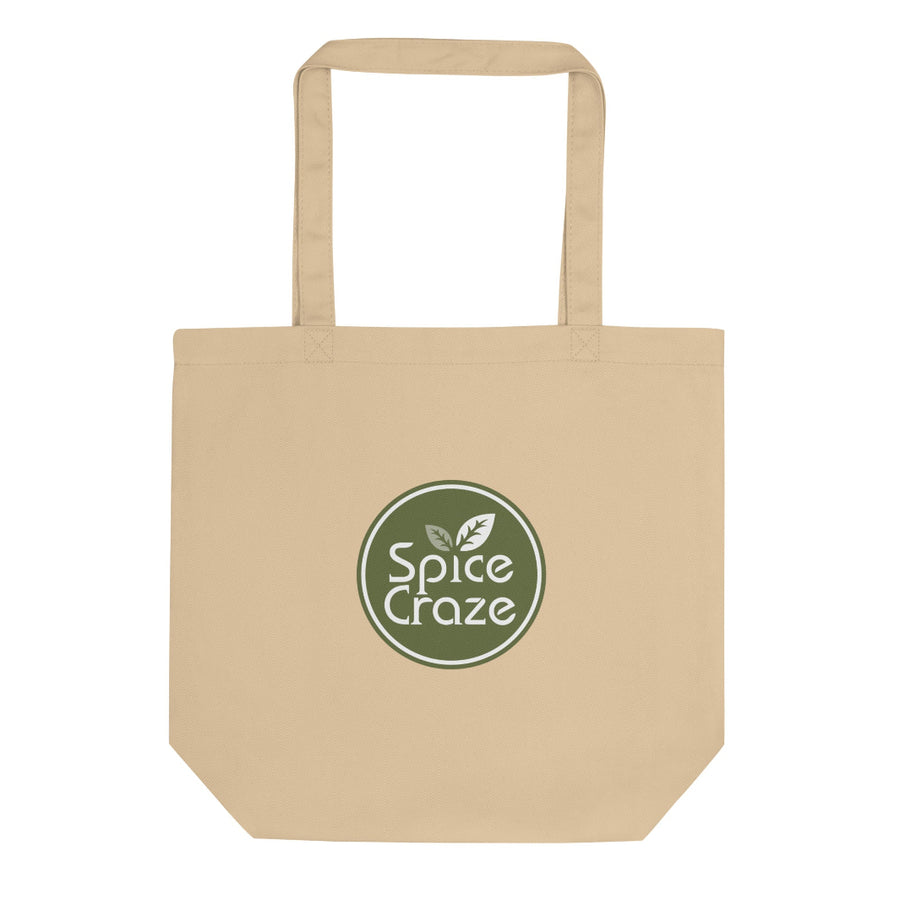 Olive Green-Colored Logo Eco Tote Bag | Spice Craze® Merch @ Spice Craze®