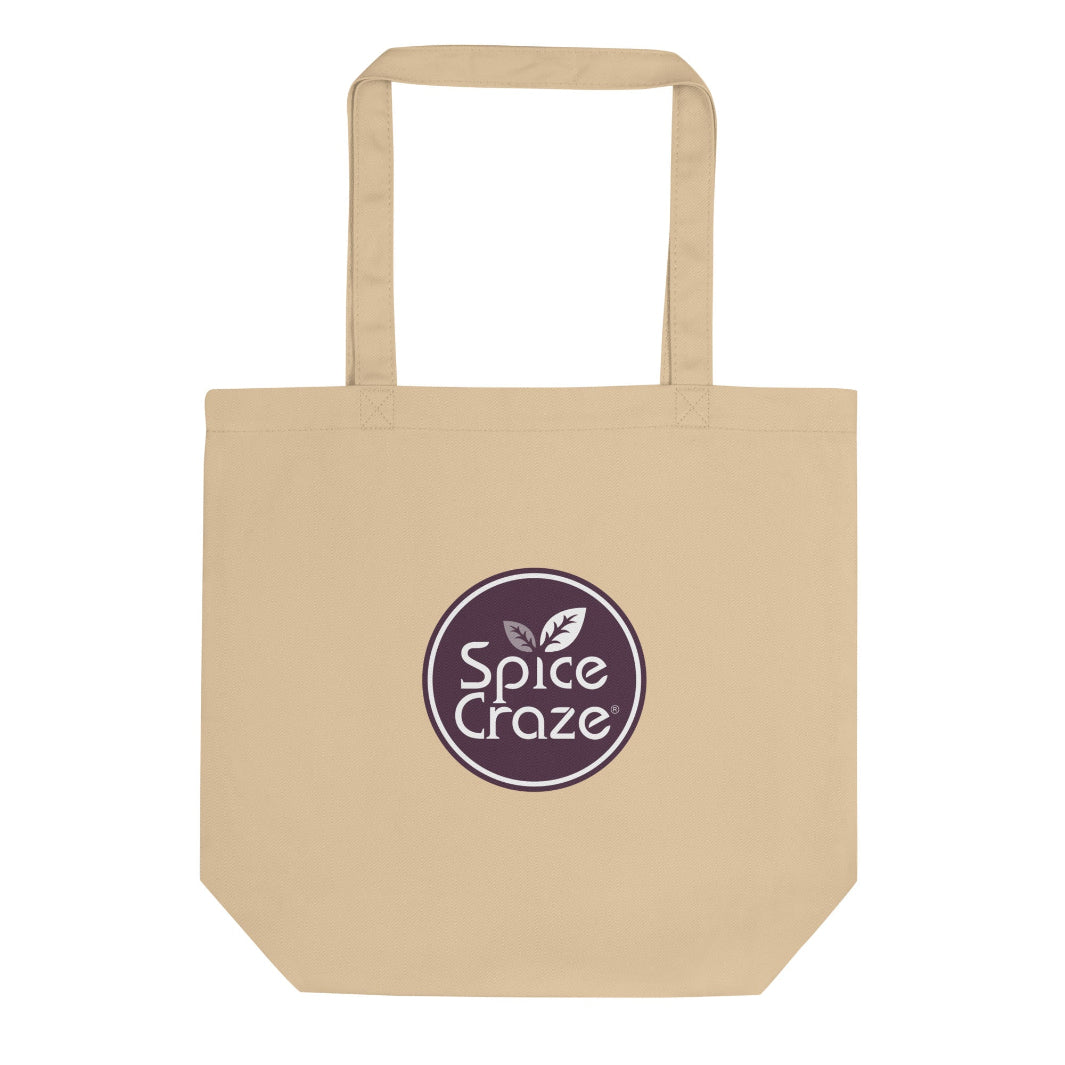 Eggplant-Colored Logo Eco Tote Bag | Spice Craze® Merch @ Spice Craze®