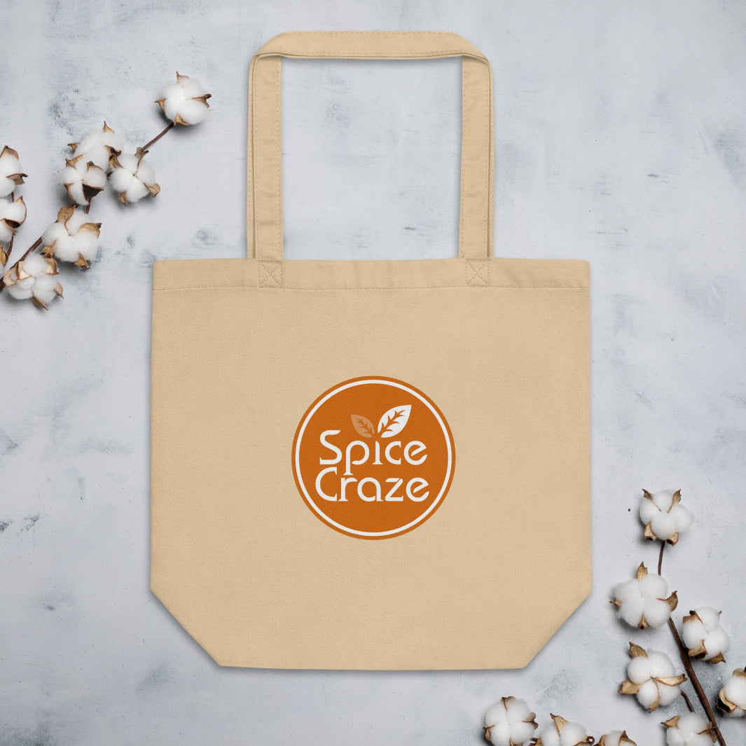 Orange-Colored Logo Eco Tote Bag | Spice Craze® Merch @ Spice Craze®