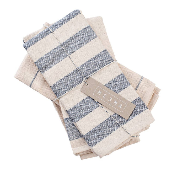 Set of Four (4) Upcycled Cotton Kitchen Towels | MEEMA | Aprons & Linens @ Spice Craze®