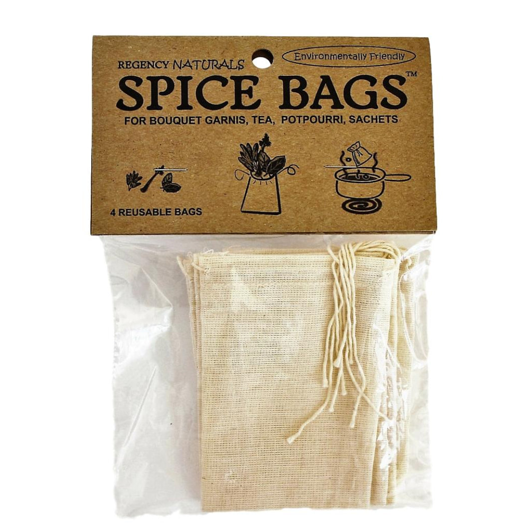 Regency Naturals™ Spice Bags (Set of 4) | Regency Wraps® | Prepping & Cooking @ Spice Craze®