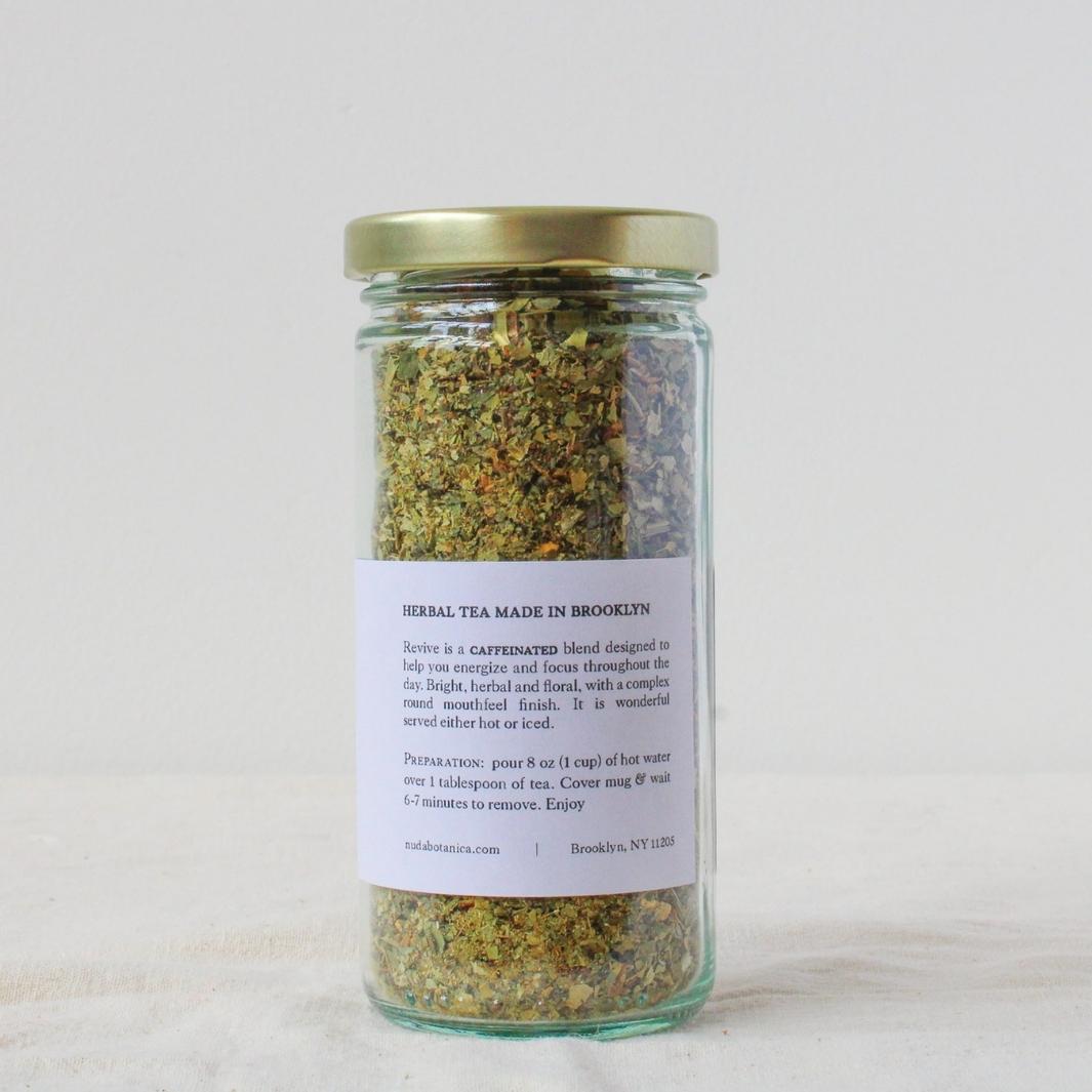 Description and Preparation Guidelines for Revive - Organic Loose Leaf Tea | Nuda Botanica | Matcha, Chai, & Teas @ Spice Craze®