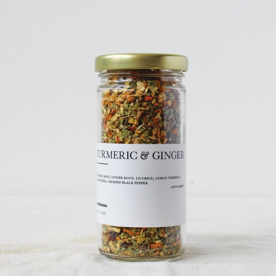 Turmeric & Ginger - Organic Herbal Tea in Its Reusable Jar | Nuda Botanica | Matcha, Chai, & Tea @ Spice Craze®