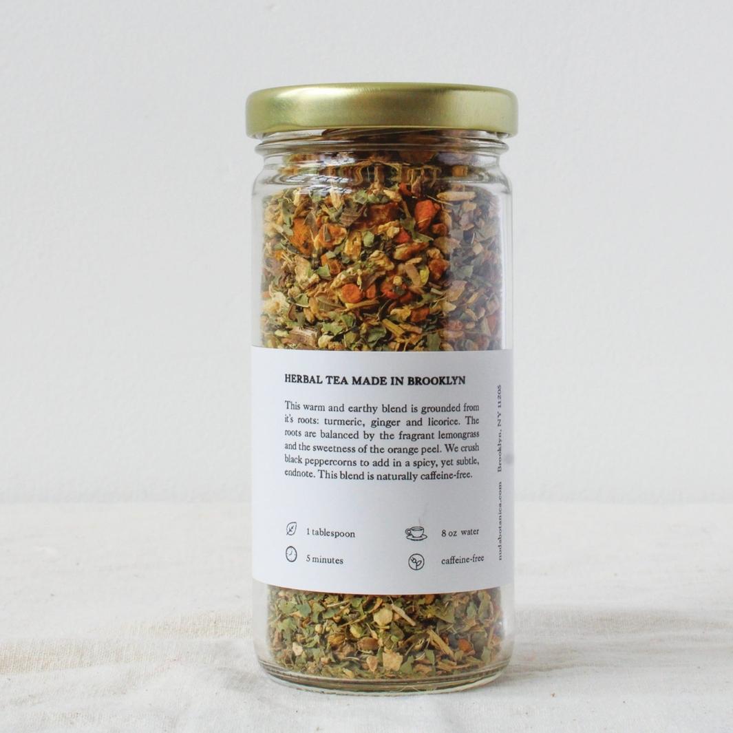 Description and Preparation Guidelines for Turmeric & Ginger - Organic Herbal Tea | Nuda Botanica | Matcha, Chai, & Tea @ Spice Craze®