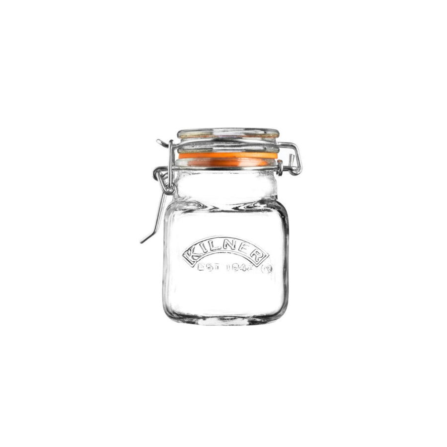 Clip Top Square Spice Jar | Kilner® by The Rayware Group | Keeping It Pretty @ Spice Craze®